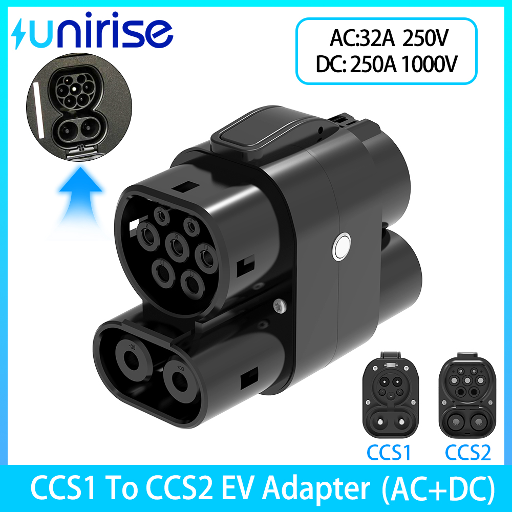 Ccs2 To Ccs1 Fast Charge Adapter 250Kw - Adapter CCS1 do CCS2 EV AC+DC