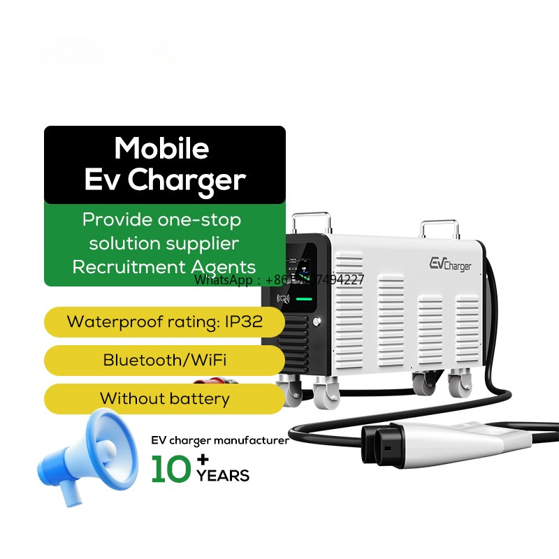Portable Dc Fast Charger 20Kw Ccs2 - Przenośne stacje ładowania pojazdów elektrycznych CCS2