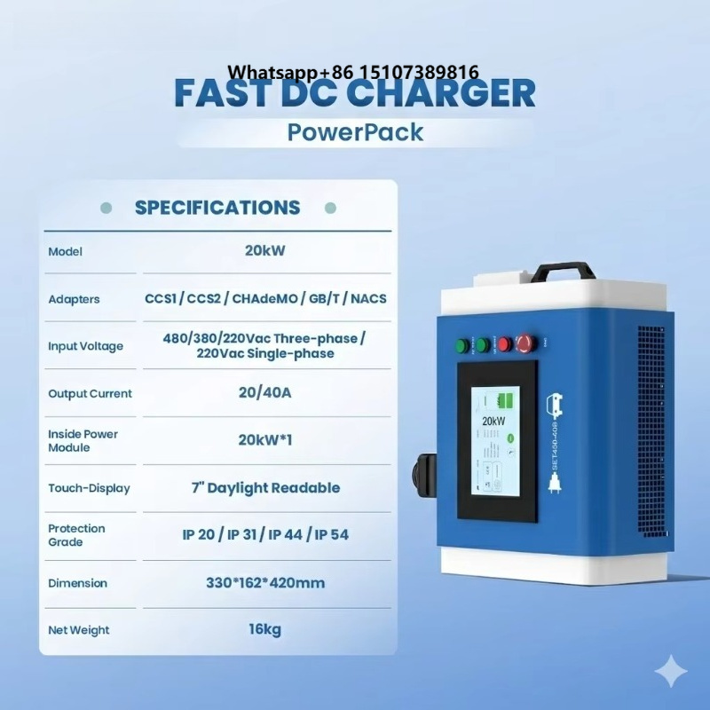 OEM 20kW Przenośna Domowa Szyb – Portable Dc Fast Charger 20Kw Ccs2 recenzja i cena