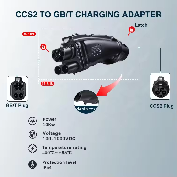 Adapter DC CCS2 na GBT Combo 2 – Gb/T To Ccs2 200A Fast Charging Adapter recenzja i cena